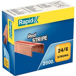 Nietjes rapid 24 6 rood 2.000 stuks
