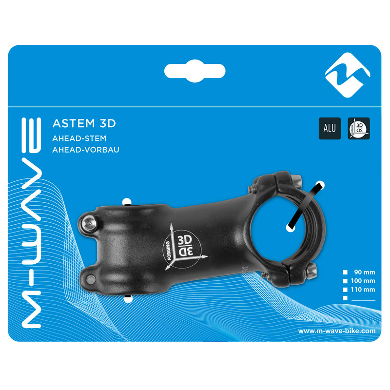 Afbeelding laden in galerijviewer, M-wave astem 3d ahead handle stem
