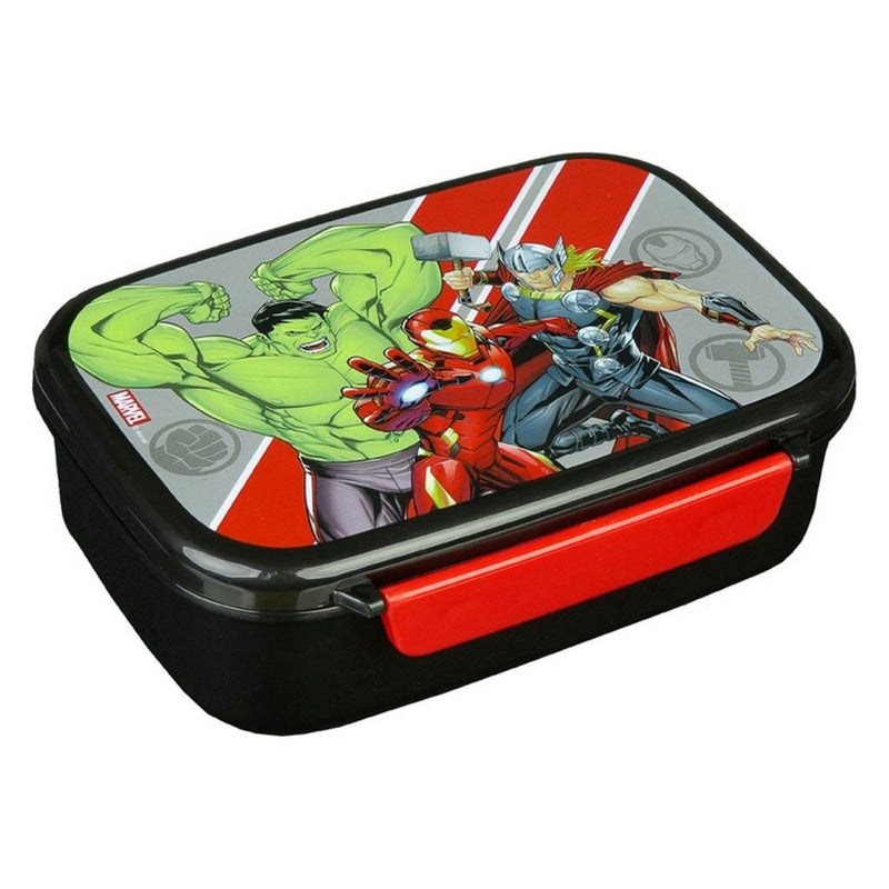 Afbeelding laden in galerijviewer, Marvel avengers lunchbox zwart rood
