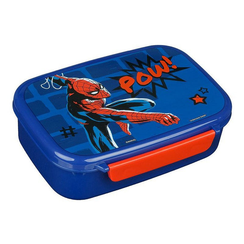 Afbeelding laden in galerijviewer, Undercover spiderman lunchbox blauw rood
