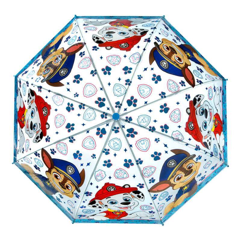 Afbeelding laden in galerijviewer, Undercover paw patrol kinderparaplu 69 cm blauw transparant
