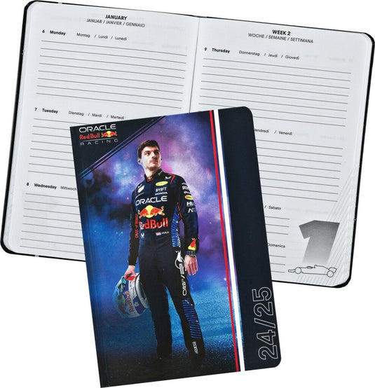 Merkloos sans marque undercover - max verstappen agenda - 2024-2025 - a5 formaat