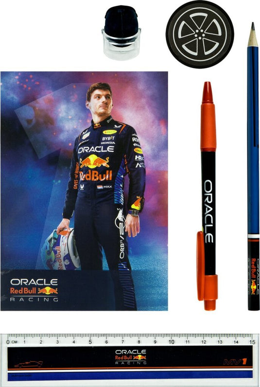 Undercover - max verstappen schrijfset in etui - pvc - multicolor