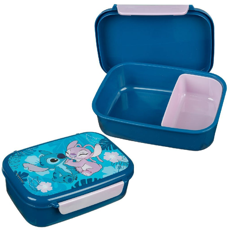 Afbeelding laden in galerijviewer, Van der meulen disney stitch lunch box blauw lila
