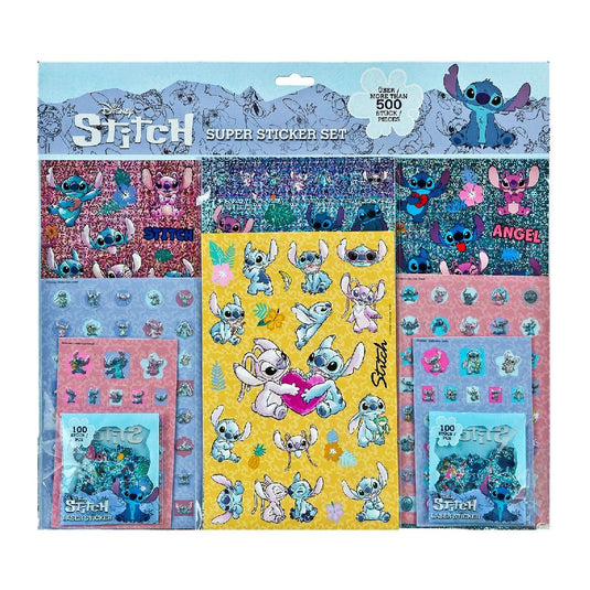 Undercover super stickerset stitch, 500dlg.