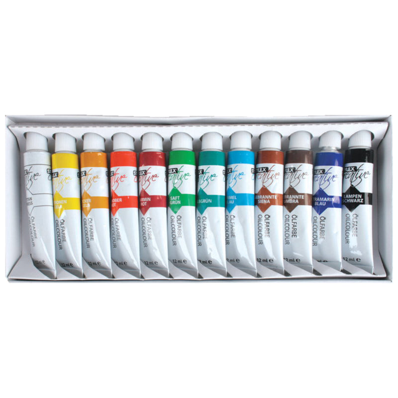 Afbeelding laden in galerijviewer, Stylex olieverf 12 tubes
