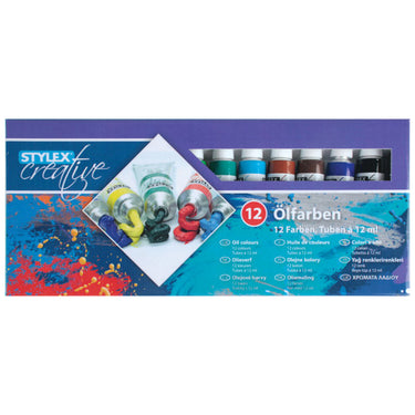 Stylex olieverf 12 tubes