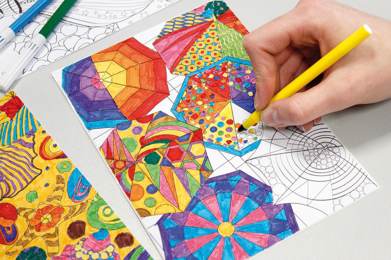 Afbeelding laden in galerijviewer, Info notes in-8722-08 creative kleurvel a5 colour relax voor volwassenen
