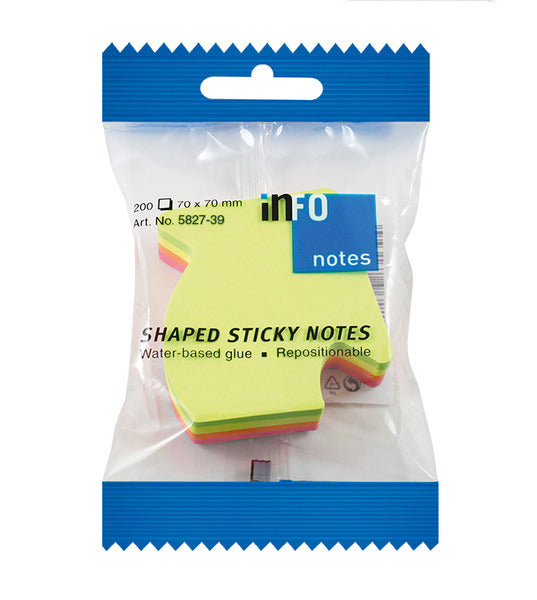 Afbeelding laden in galerijviewer, Info notes in-5827-39 info shaped sticky notes 67x68 pijl 200 vel
