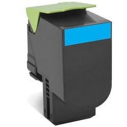 Tonercartridge lexmark 802hce cyaan