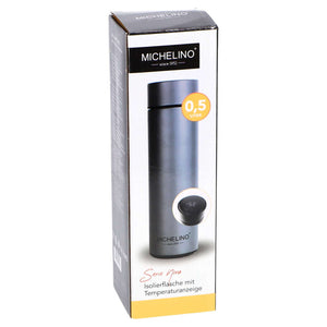 Thermosfles met temperatuur aanduiding 0,5l | 2 stuks