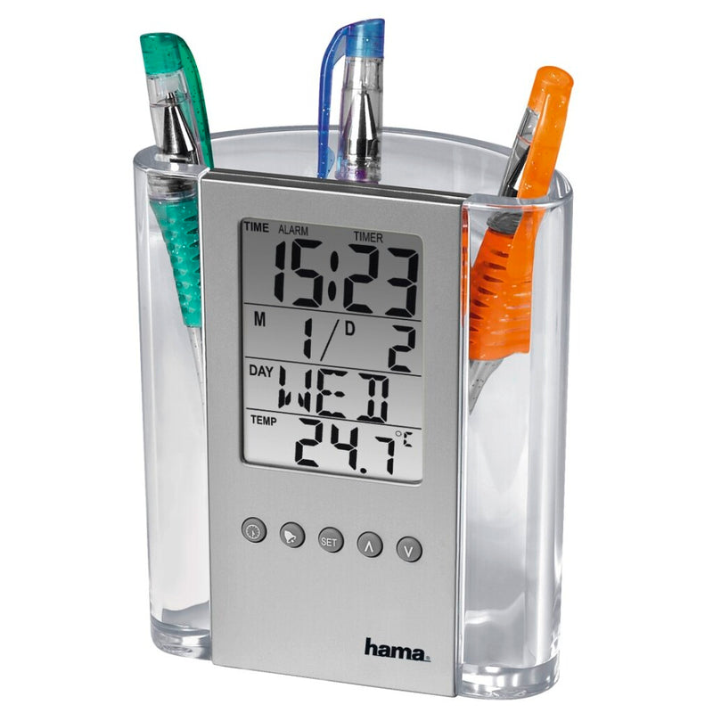 Afbeelding laden in galerijviewer, Hama lcd-thermometer en penhouder
