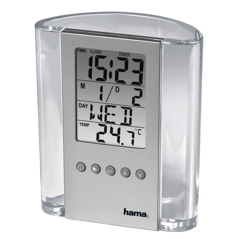 Afbeelding laden in galerijviewer, Hama lcd-thermometer en penhouder

