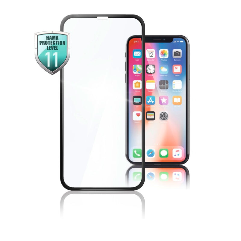 Afbeelding laden in galerijviewer, Hama 3d-full-screen-beschermglas voor apple iphone 11 zwart
