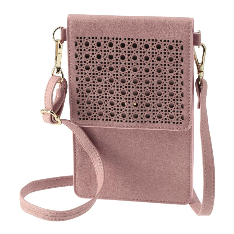 Afbeelding laden in galerijviewer, Hama cross-body-tas universeel voor smartphones roze
