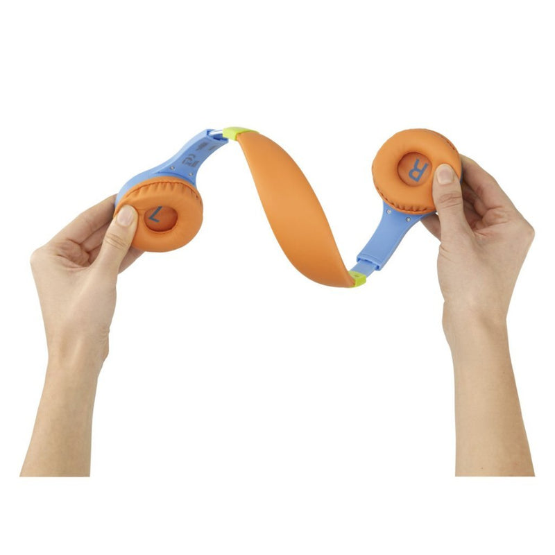 Afbeelding laden in galerijviewer, Hama kids guard on-ear kinderkoptelefoon blauw oranje
