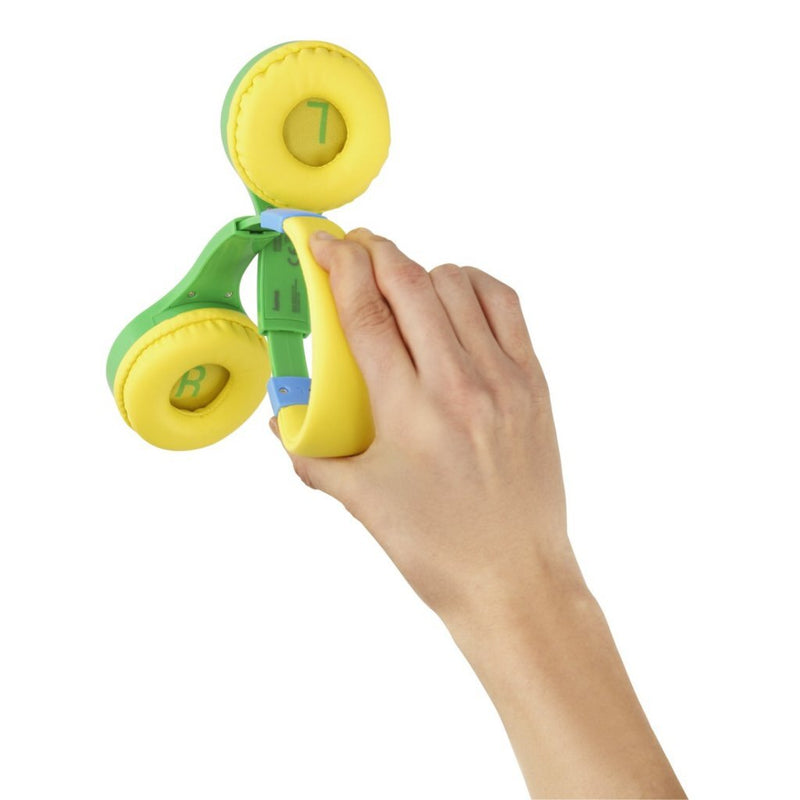 Afbeelding laden in galerijviewer, Hama kids guard on-ear kinderkoptelefoon groen geel
