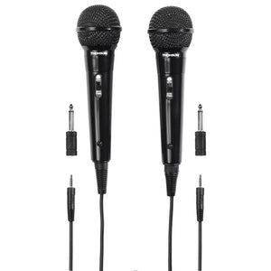 Thomson m135d dynamische microfoon karaoke set zwart