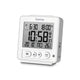 Hama digitale radiogestuurde lcd wekker rhodos wit