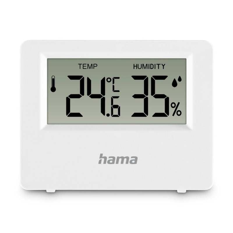 Afbeelding laden in galerijviewer, Hama thermometer + hygrometer voor binnen en buiten wit
