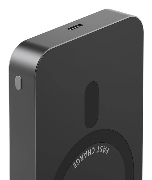 Hama qi2 wireless power pack 10000mah inductief opladen antraciet