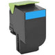 Tonercartridge lexmark 70c2hc0 cyaan