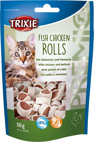 Afbeelding laden in galerijviewer, Trixie premio fish chicken rolls
