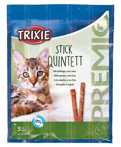 Afbeelding laden in galerijviewer, Trixie premio stick quintet gevogelte lever
