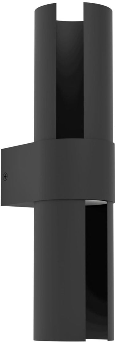 Eglo montelauro wandlamp buiten - 32 cm - zwart - instelbaar wit licht (warm, neutraal en daglicht)