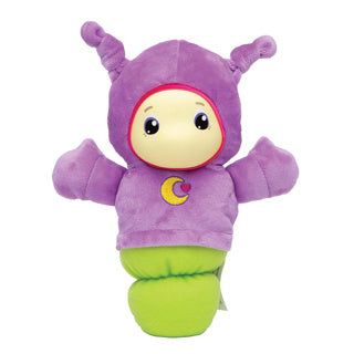 Afbeelding laden in galerijviewer, No brand playskool lullaby gloeiworm paars
