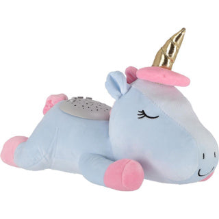 Afbeelding laden in galerijviewer, Unicorn knuffelprojector blauw
