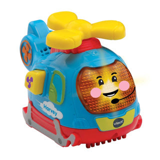 Afbeelding laden in galerijviewer, Vtech toet toet auto's speelfiguur - harvey helikopter - interactief speelgoed - educatief babyspeelgoed - cadeau - vanaf 1 tot 5 jaar

