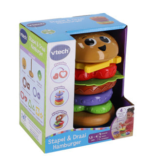 Afbeelding laden in galerijviewer, Vtech stapel draai hamburger | 2 stuks
