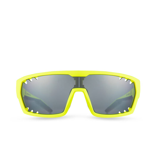 Agu beam fietsbril geel smoke lens