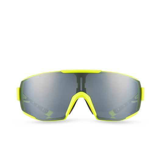 Bold anti condens fietsbril yellow neon smoke lens