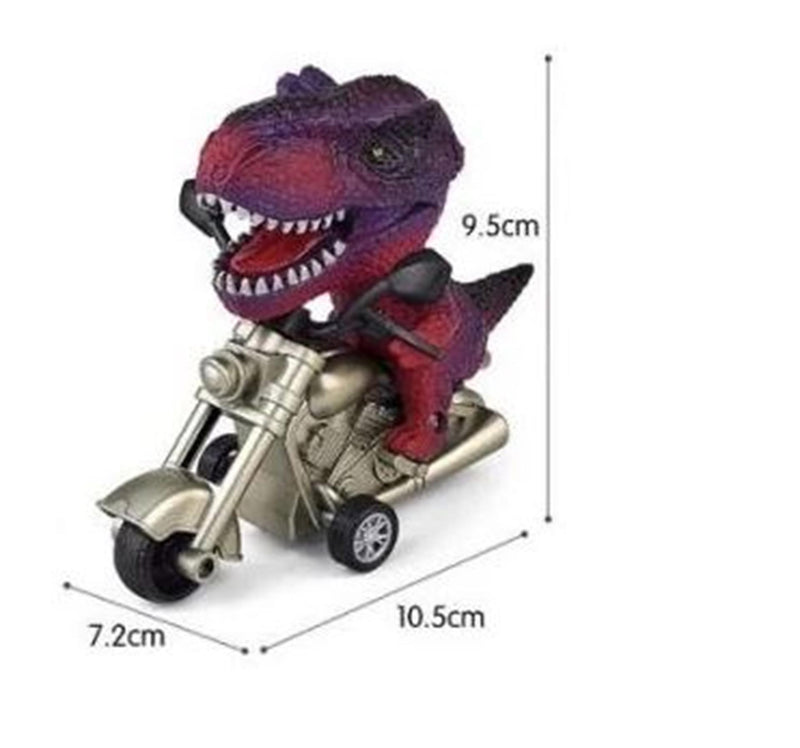 Afbeelding laden in galerijviewer, Dino op motor frictie 12cm set a 2 stuks
