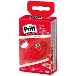 Lijmroller permanent + refill pritt 8,4mmx16m navulbar oplosmiddel en zuurvrij