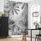 Komar fotobehang lac tropical black white 200x270 cm