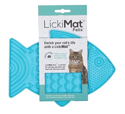 Afbeelding laden in galerijviewer, Lickimat kat felix turquoise
