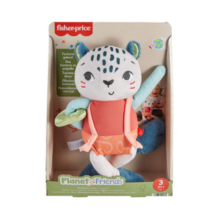 Afbeelding laden in galerijviewer, Fisher-price fisher price planet friends - sneeuwluipaard - knuffelpop
