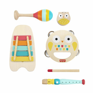 Mattel fisher price hout musical gift set