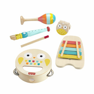 Afbeelding laden in galerijviewer, Mattel fisher price hout musical gift set
