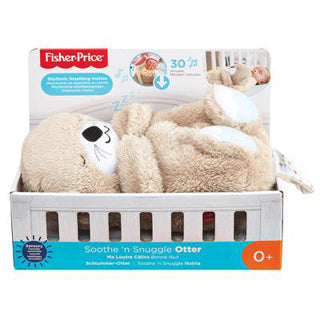 Afbeelding laden in galerijviewer, Mattel fisher-price bedtijd otter 30 cm - baby speelgoed - 0 tot 6 maanden - knuffel
