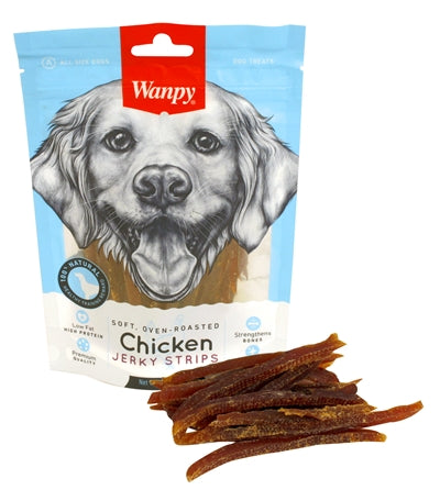 Afbeelding laden in galerijviewer, Wanpy Soft oven-roasted chicken jerky strips
