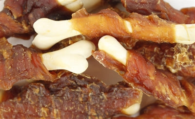 Afbeelding laden in galerijviewer, Wanpy Oven-roasted chicken jerky calcium bone twists
