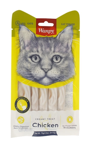 Afbeelding laden in galerijviewer, Wanpy Creamy lickable treats chicken
