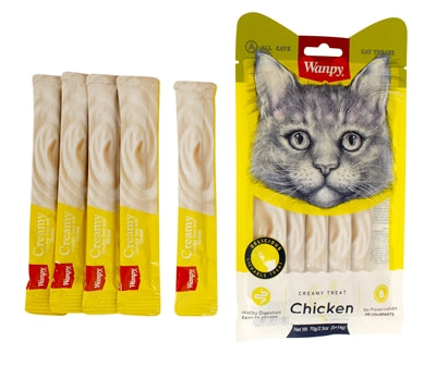 Afbeelding laden in galerijviewer, Wanpy Creamy lickable treats chicken

