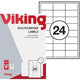 Multifunctionele etiketten viking wit, zelfklevend