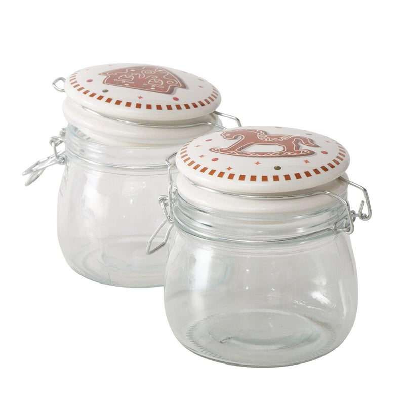 Afbeelding laden in galerijviewer, Boltze home voorraadpot peperkoek 450ml ø11xh11,5cm
