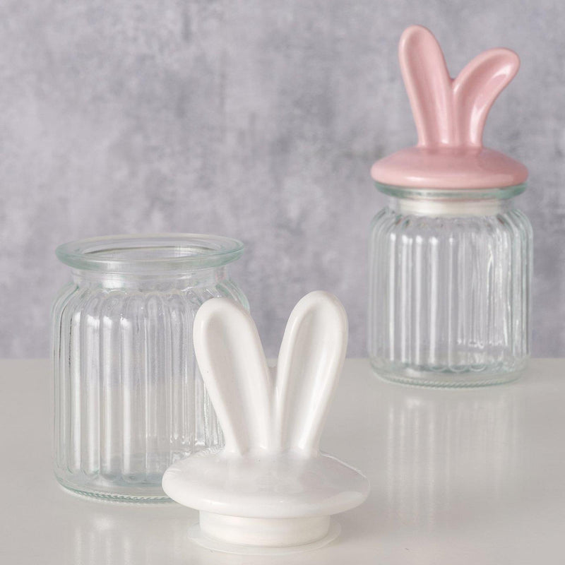 Afbeelding laden in galerijviewer, Boltze home voorraadpot oren haas 260ml
